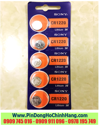 COMBO Vỉ 5viên Sony CR1220 